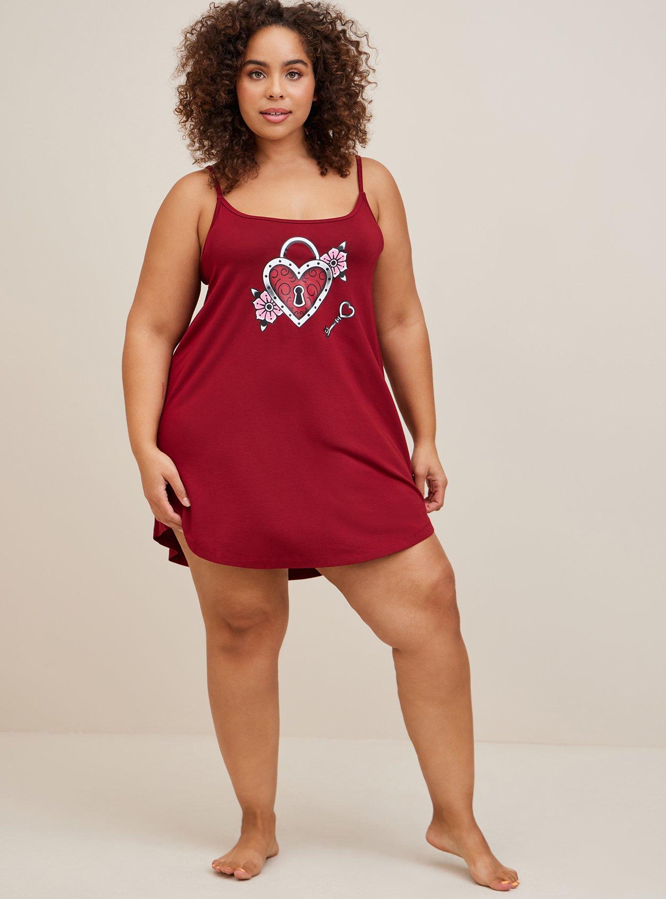 Plus Size - Super Soft Cami Sleep Mini Gown - Torrid