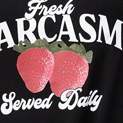 Super Soft Cami Sleep Mini Gown, FRESH SARCASM BERRIES BLACK, swatch