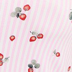 Super Soft Cami Sleep Mini Gown, STRAWBERRY STRIPE PINK, swatch