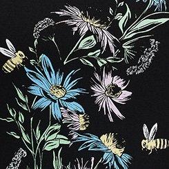 Super Soft Sleep Cami Mini Dress, DAINTY MOON BLACK, swatch