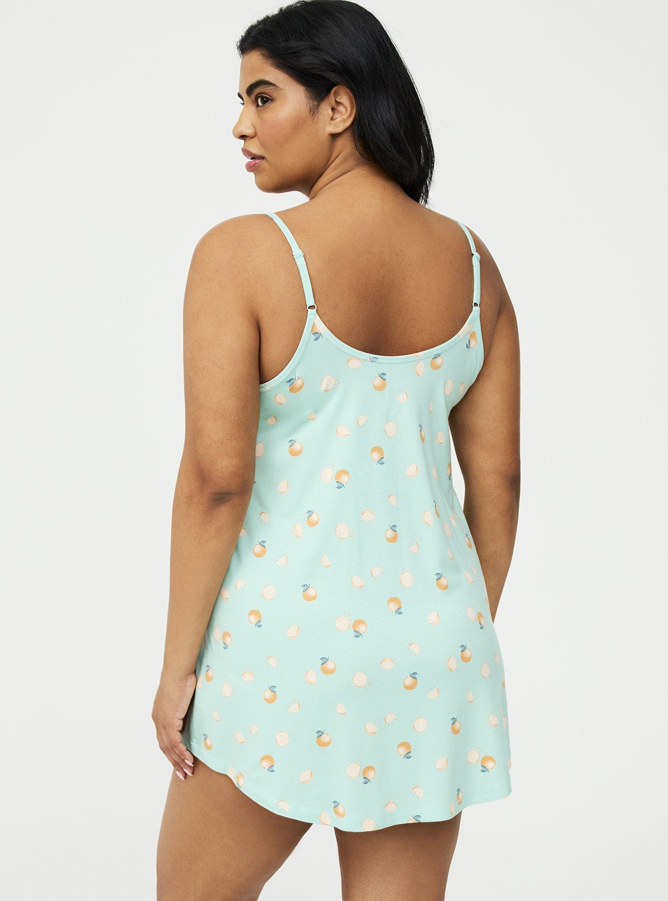 Super Soft Sleep Cami Mini Dress, MIMOSAS MINT, alternate