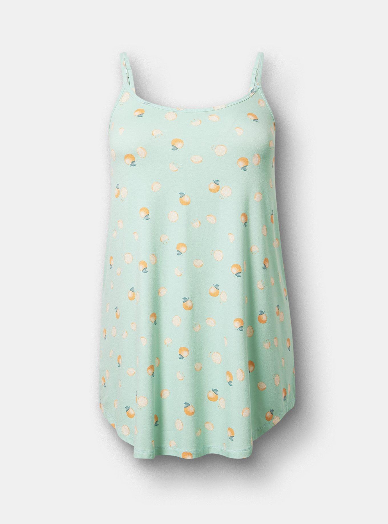 Super Soft Sleep Cami Mini Dress, MIMOSAS MINT, hi-res