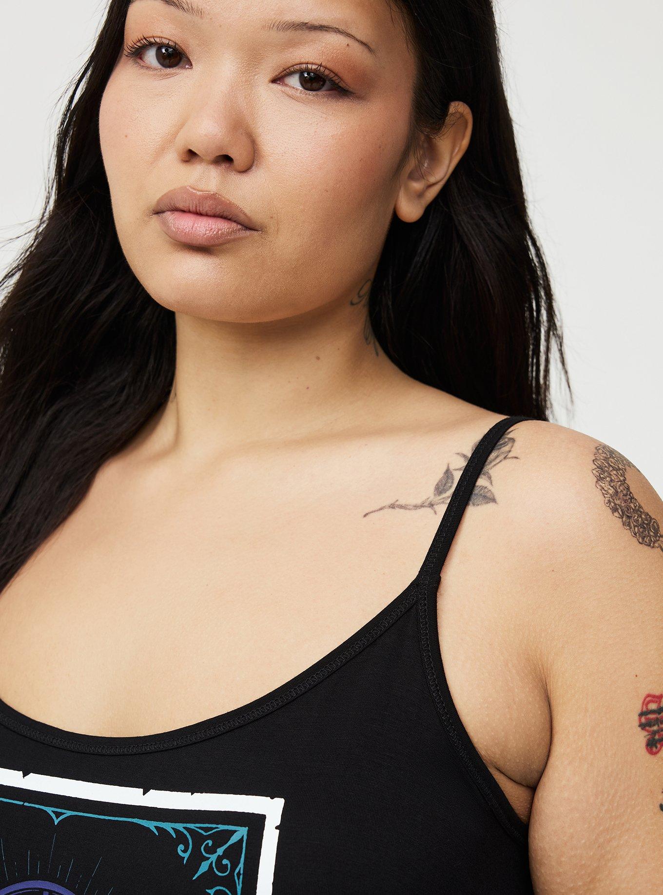 Super Soft Sleep Cami Mini Dress, THE INTROVERT BLACK, alternate