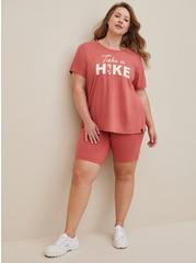 Happy Camper Performance Cotton Short Sleeve Active Tee, DUSTED CLAY, alternate