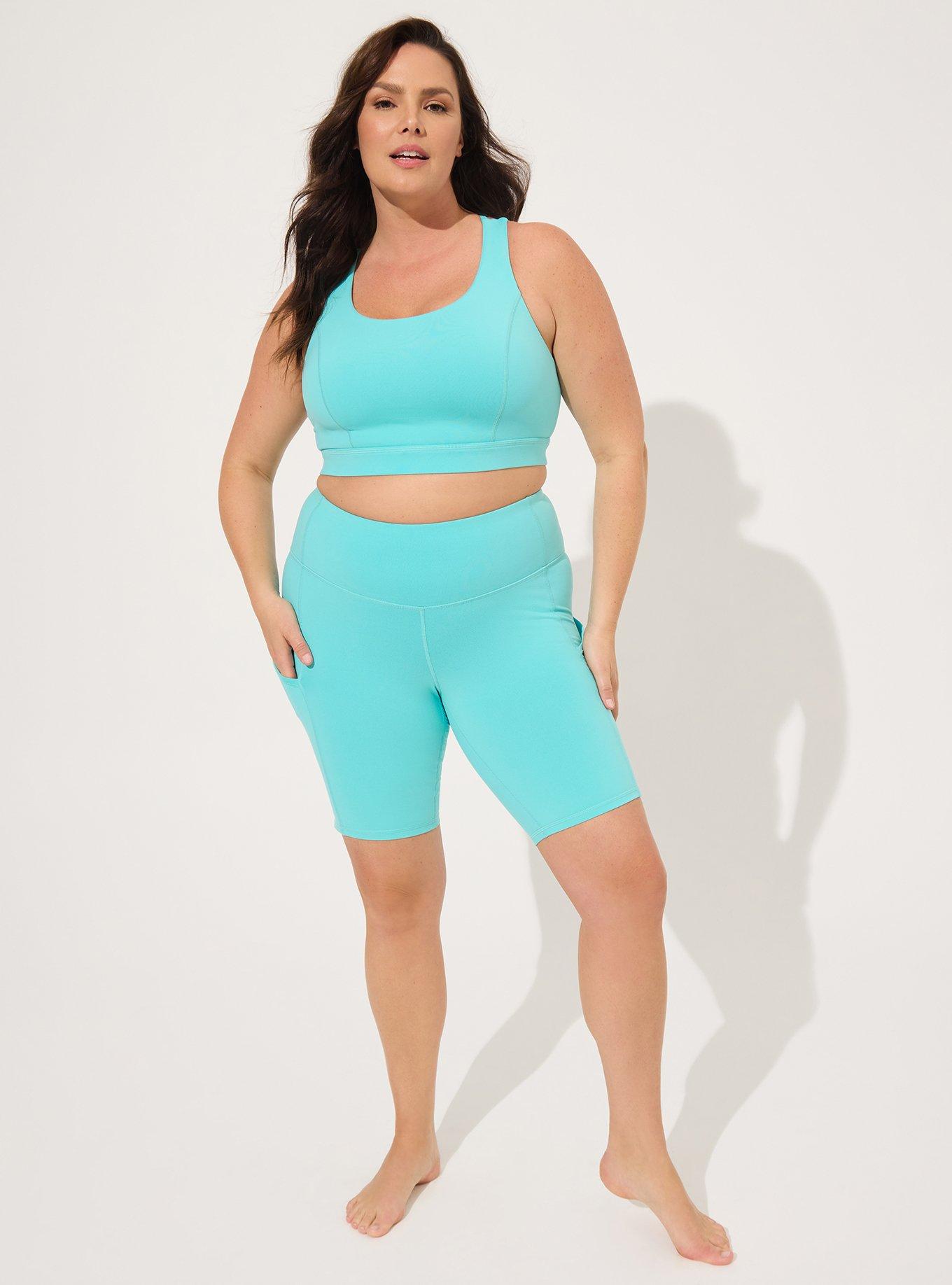 Plus Size - Happy Camper Low-Impact Wireless Strappy Back Active Sports Bra  - Torrid