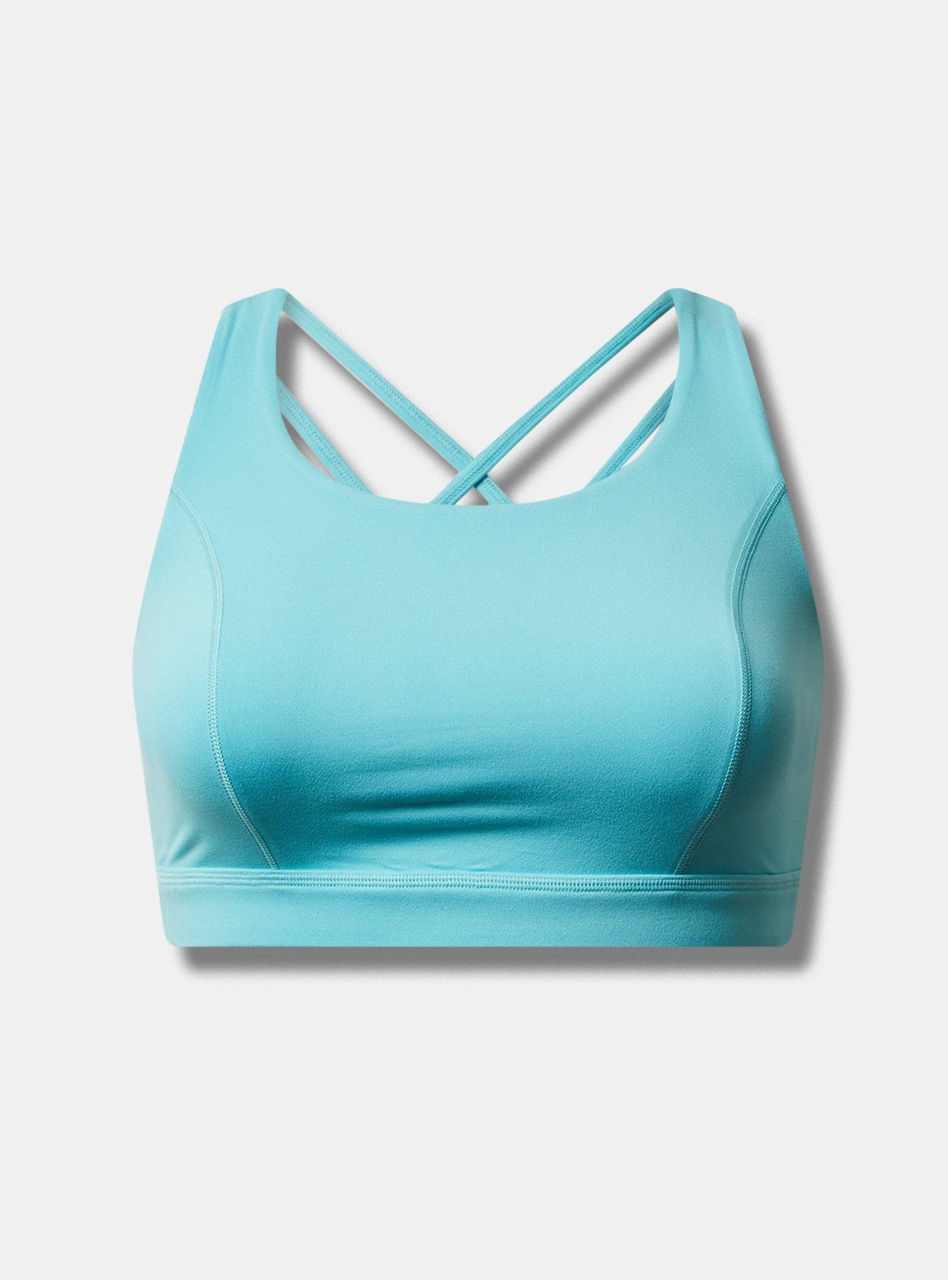 Torrid Happy Camper Low-Impact Wireless Strappy Back Sports Bra Size 3  (22/24)