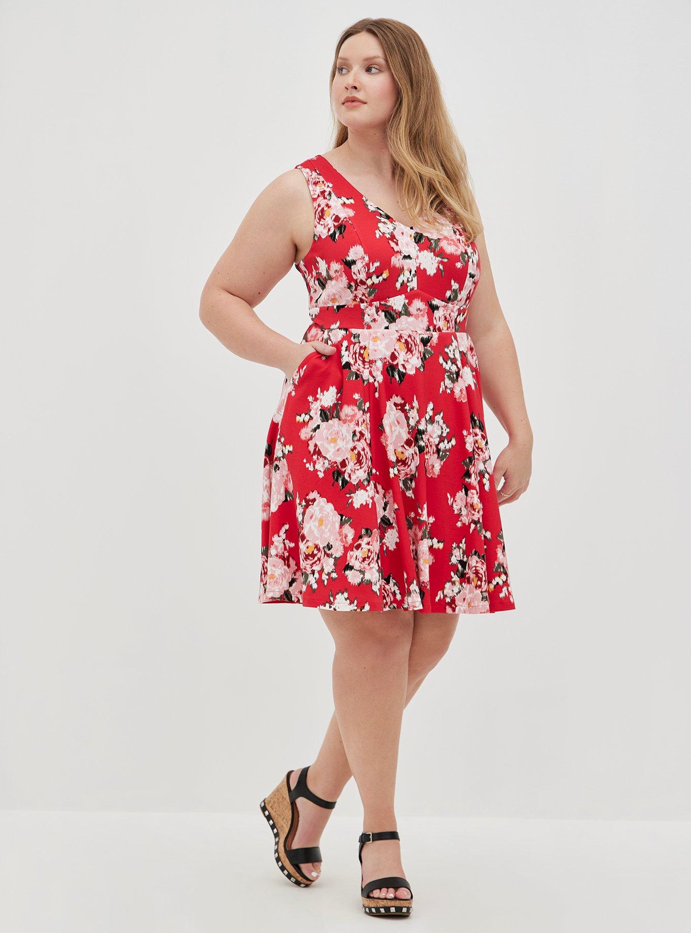 Torrid Plus Size Red Dress