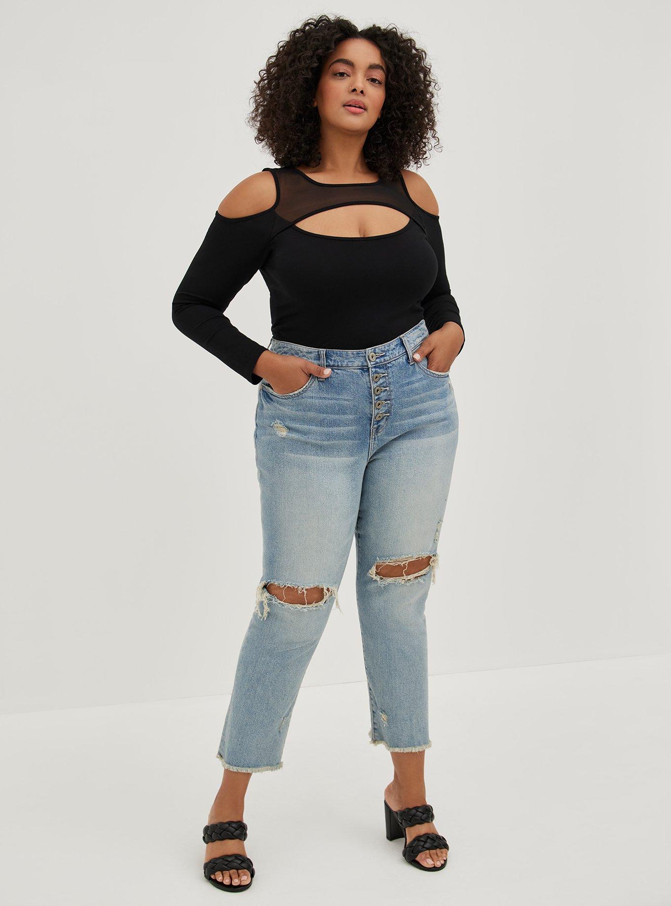 Cutout Top - Foxy Black, DEEP BLACK, alternate