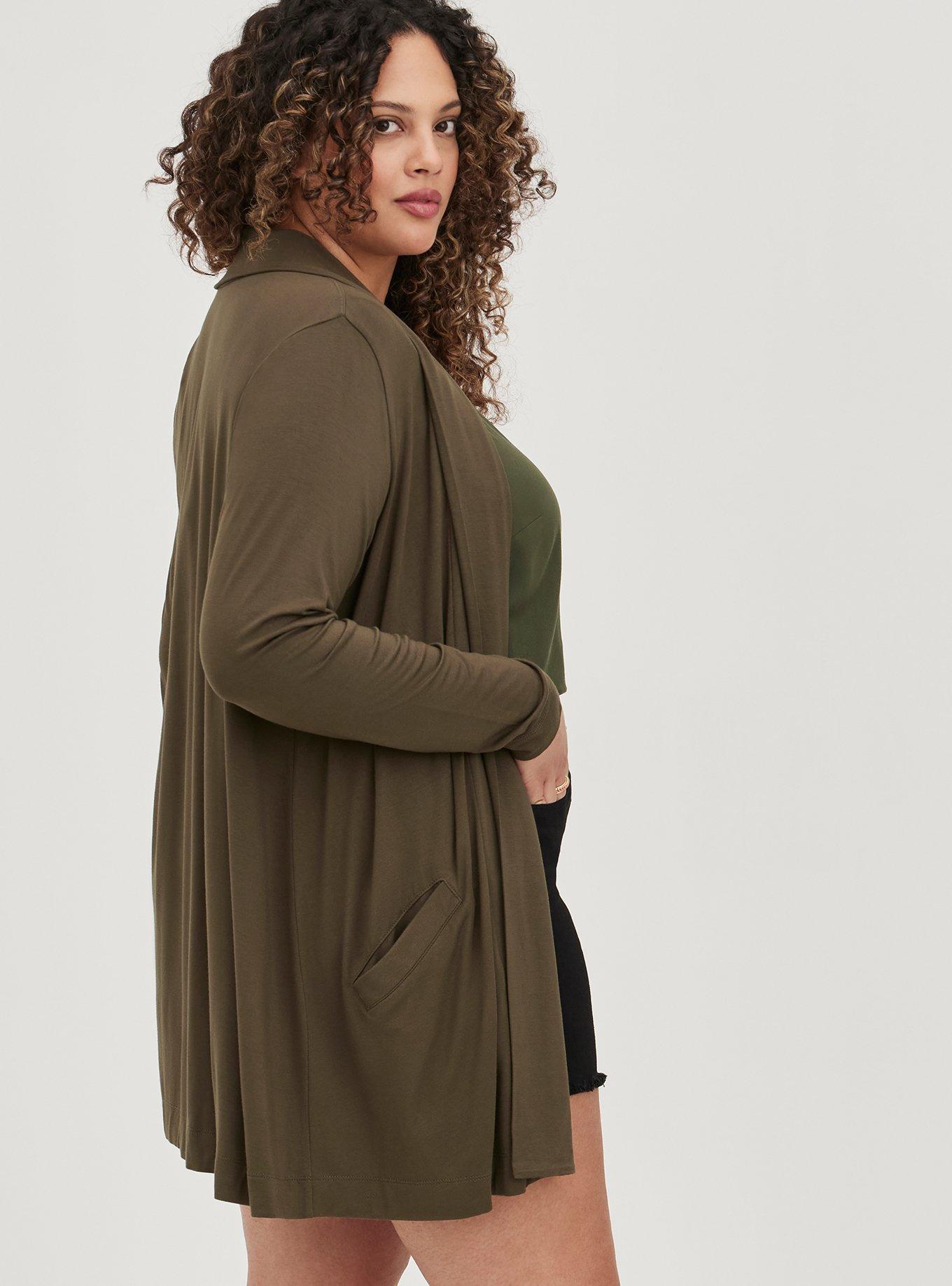 Plus Size - Super Soft Cardigan Straight Front - Torrid