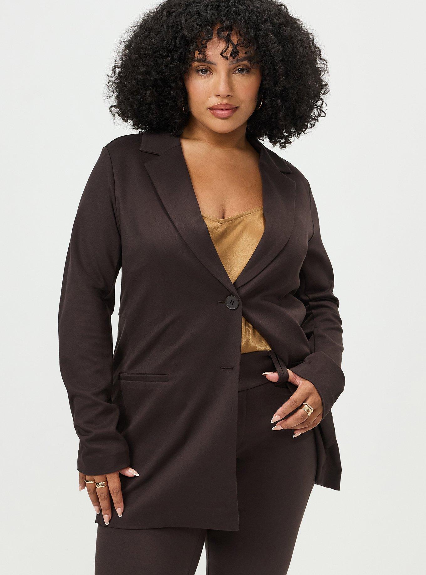 Lightweight Ponte Longline Blazer, JAVA, alternate