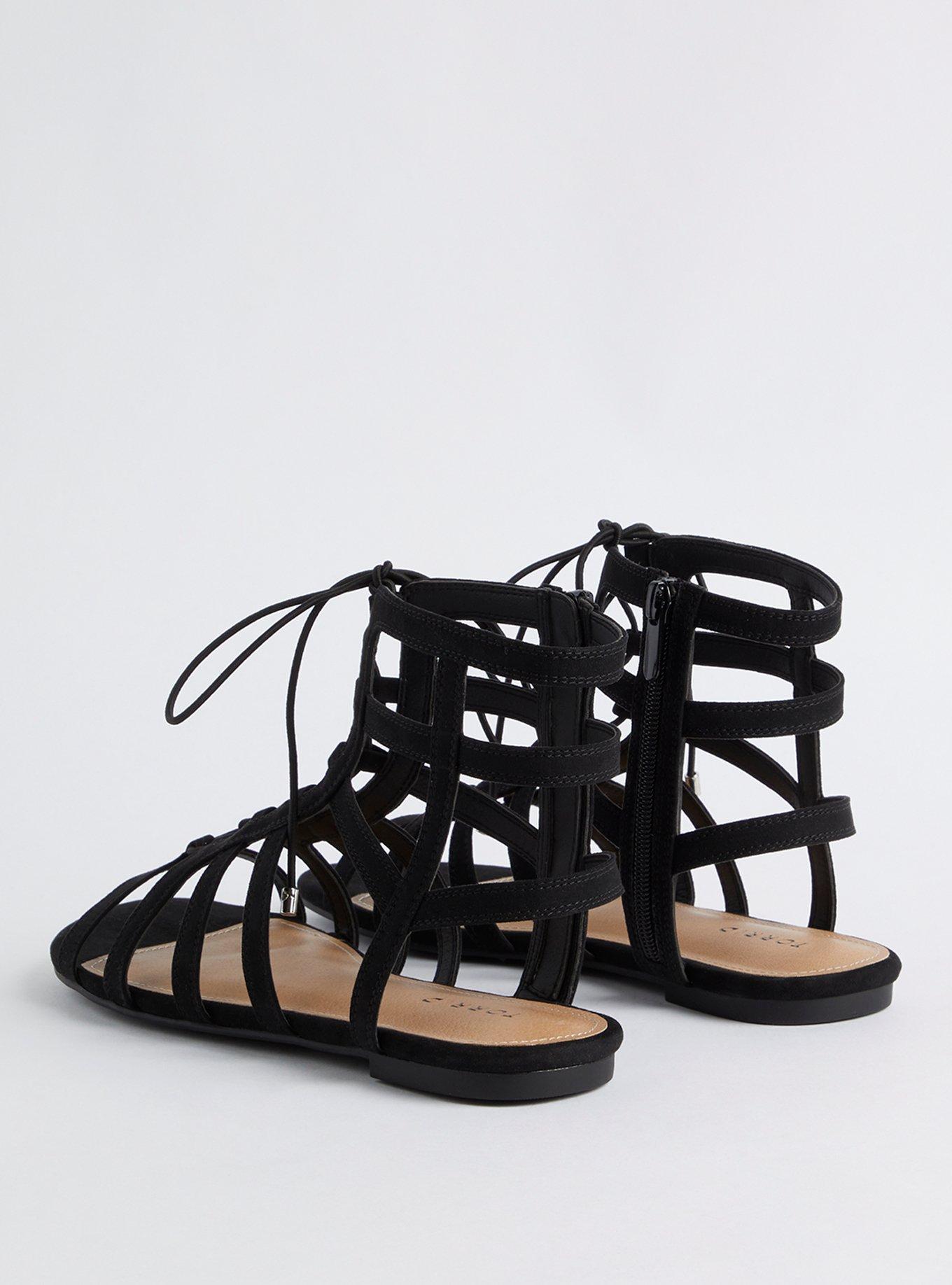 Plus Size Lace Up Gladiator Sandal WW Torrid