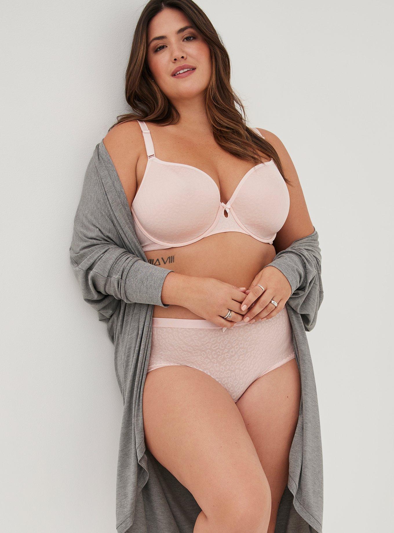 Plus Size - Plunge Lightly Lined Lace 360° Back Smoothing™ Bra - Torrid