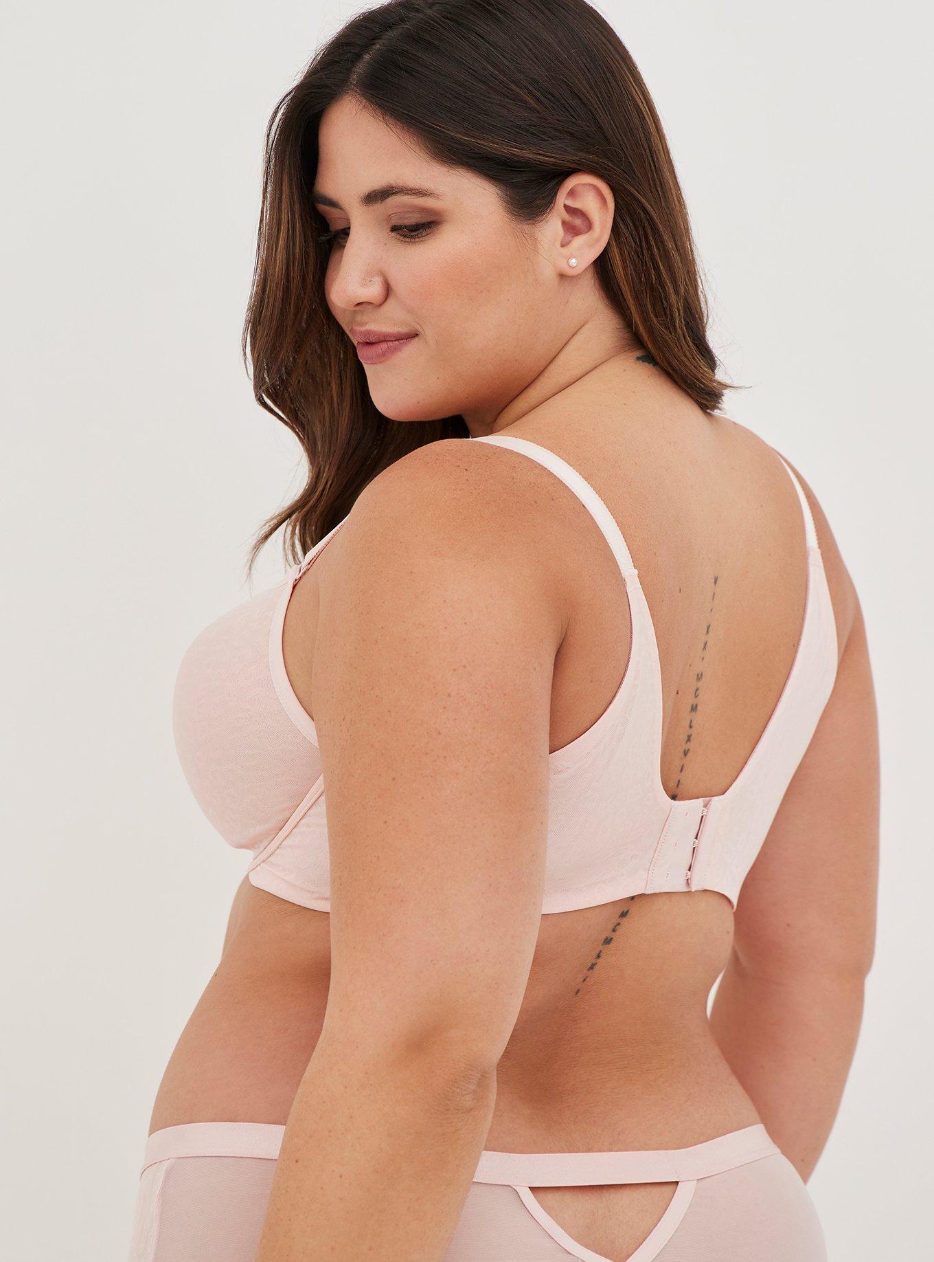 Plus Size - Full-Coverage Balconette Lightly Lined Smooth 360° Back  Smoothing™ Bra - Torrid