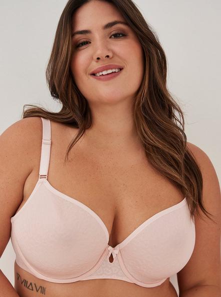 Simply Spacer T-Shirt Lightly Lined Lace 360° Back Smoothing™ Bra, LOTUS, hi-res