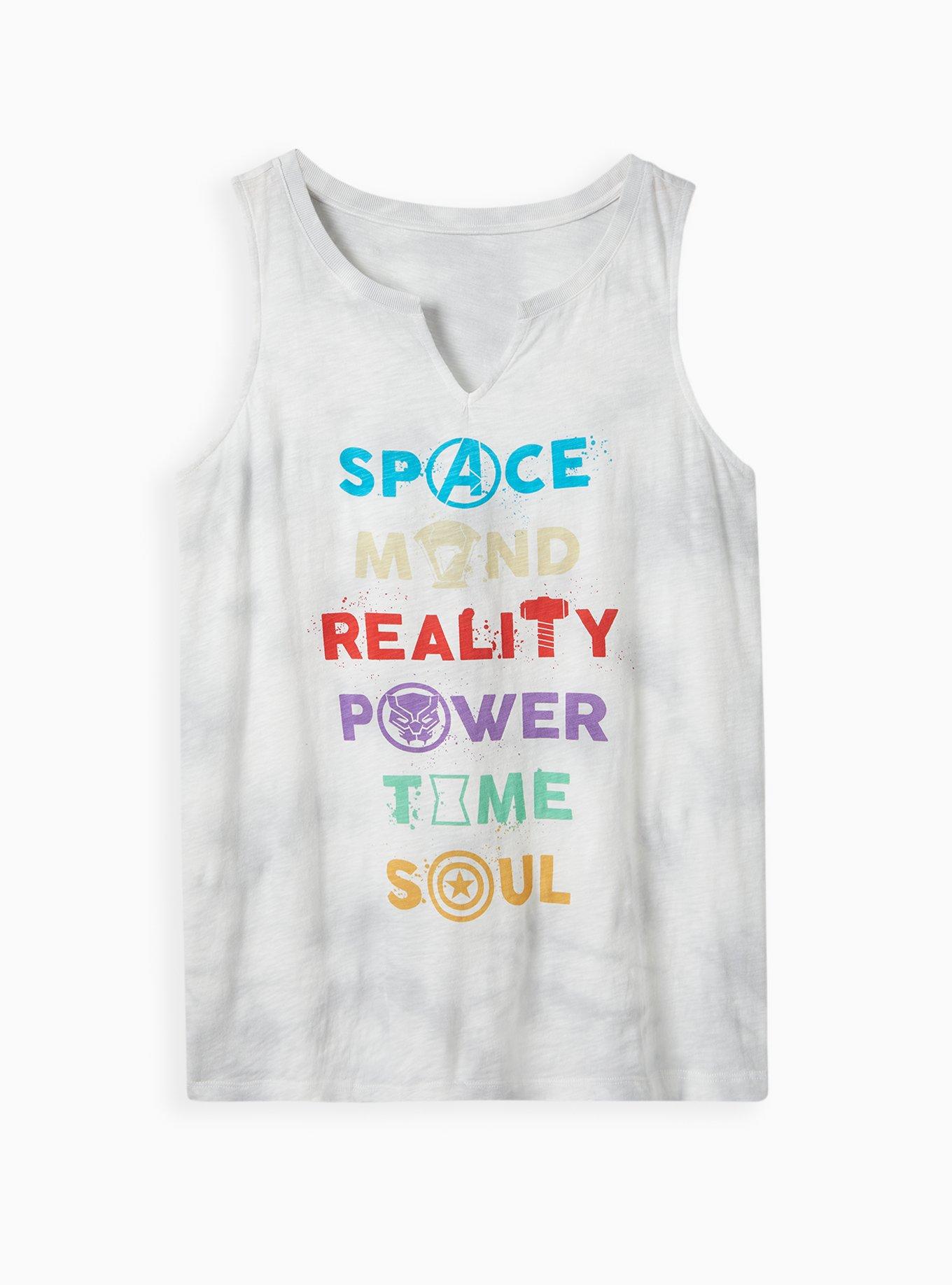 Marvel Avengers Tank - Infinity Stones Tie-Dye, TIE DYE WHITE, hi-res