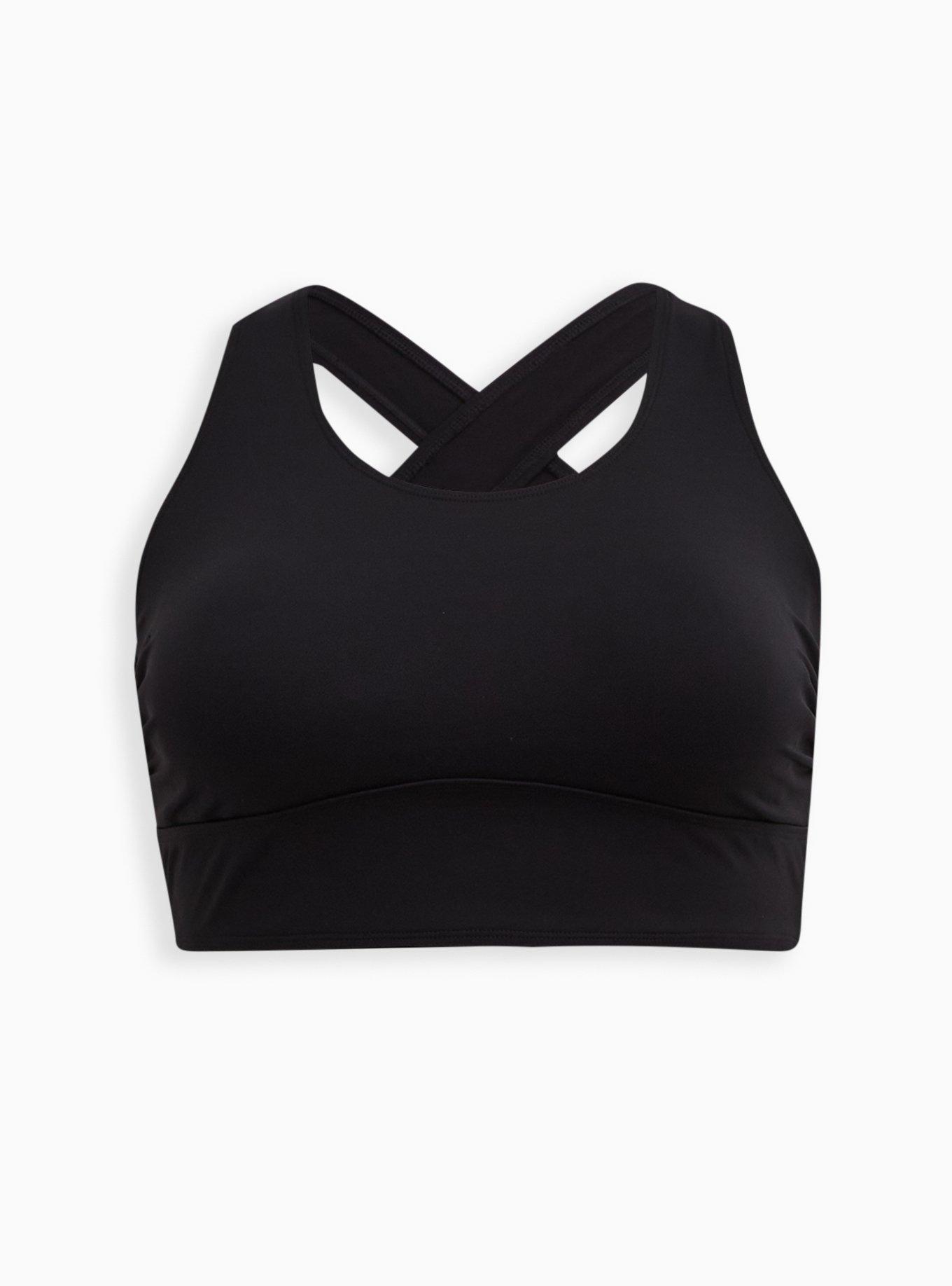 Active Swim Cross Back Top - Matte Black, DEEP BLACK, hi-res