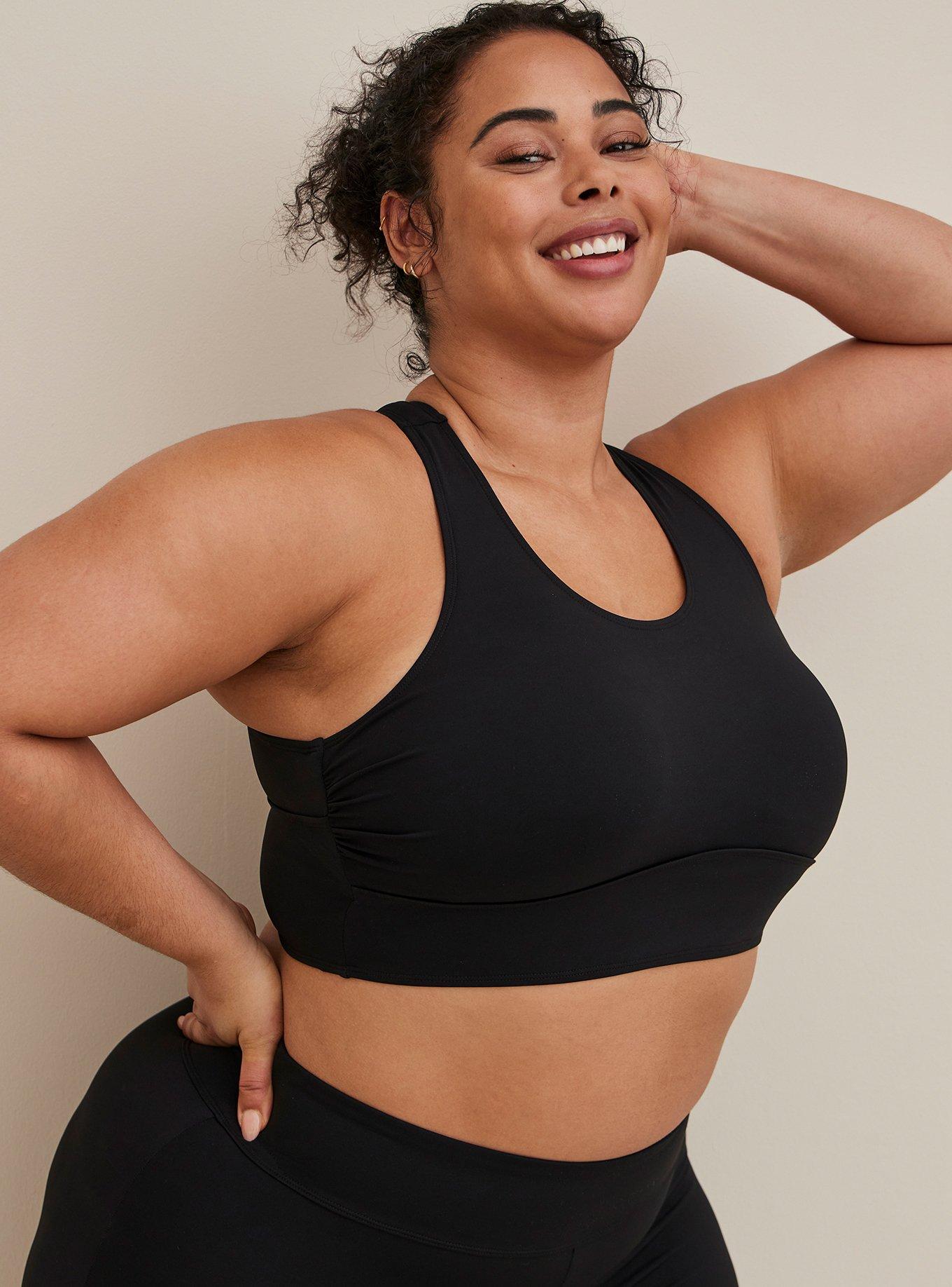 Active Swim Cross Back Top - Matte Black, DEEP BLACK, hi-res