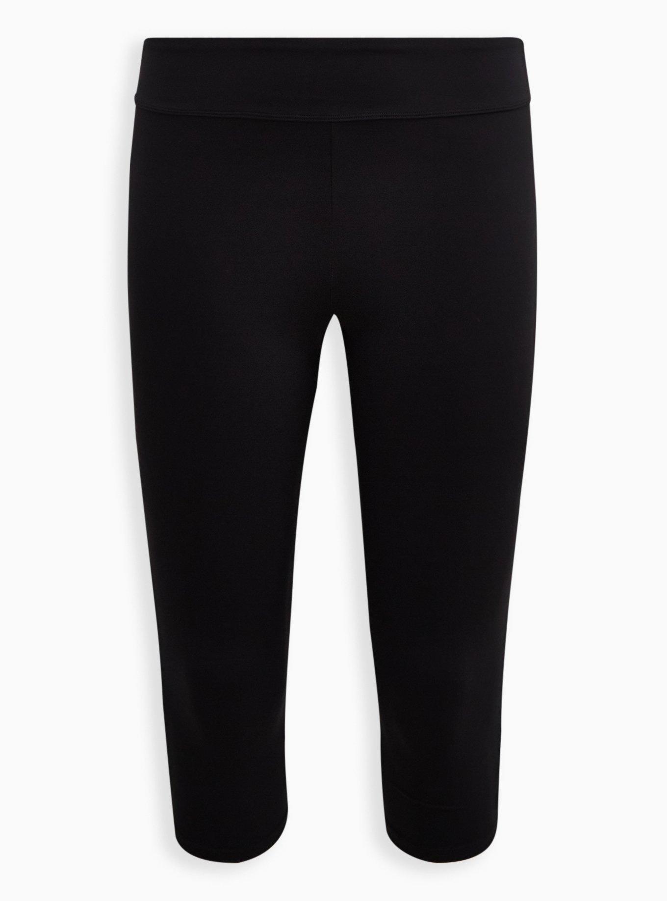 Plus Size Active Swim Capri Legging Matte Black Torrid