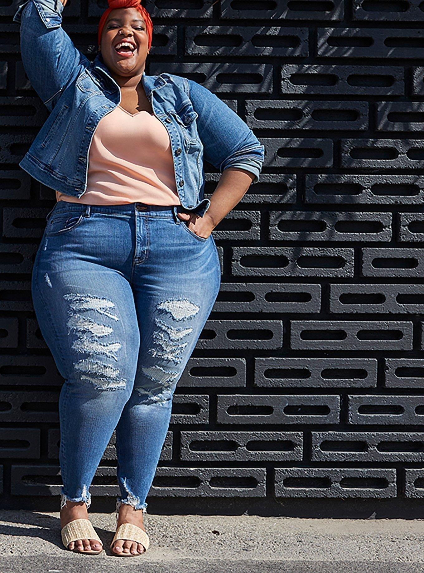 Plus Size - Bombshell Flare Premium Stretch High-Rise Jean - Torrid