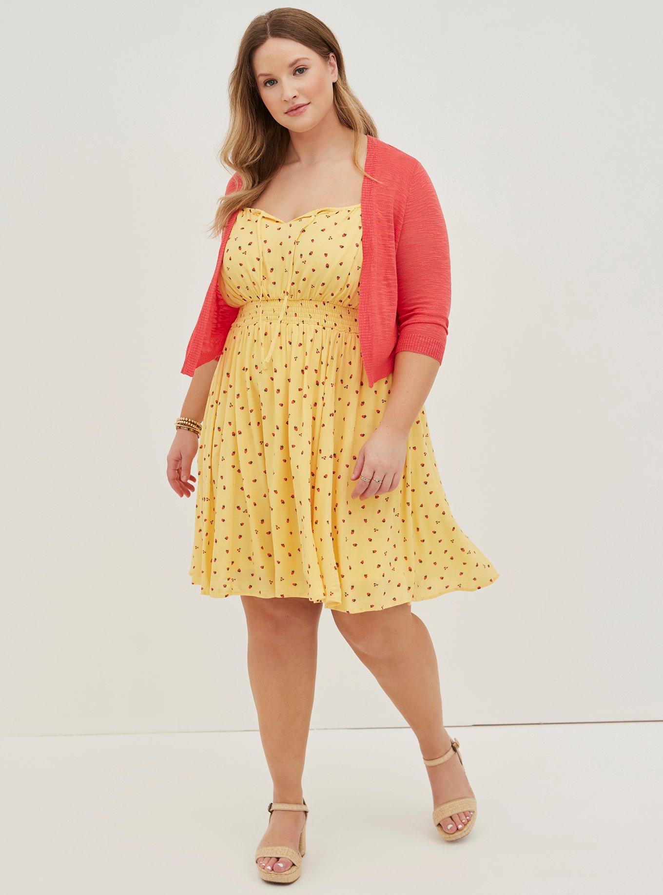 Plus Size - Mini Gauze Smocked Waist Dress - Torrid