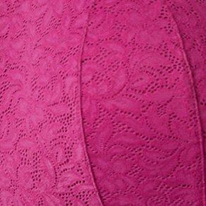 Wire-Free Lightly Lined Lace Logo Longline 360° Back Smoothing™ Bra, BOYSENBERRY, swatch