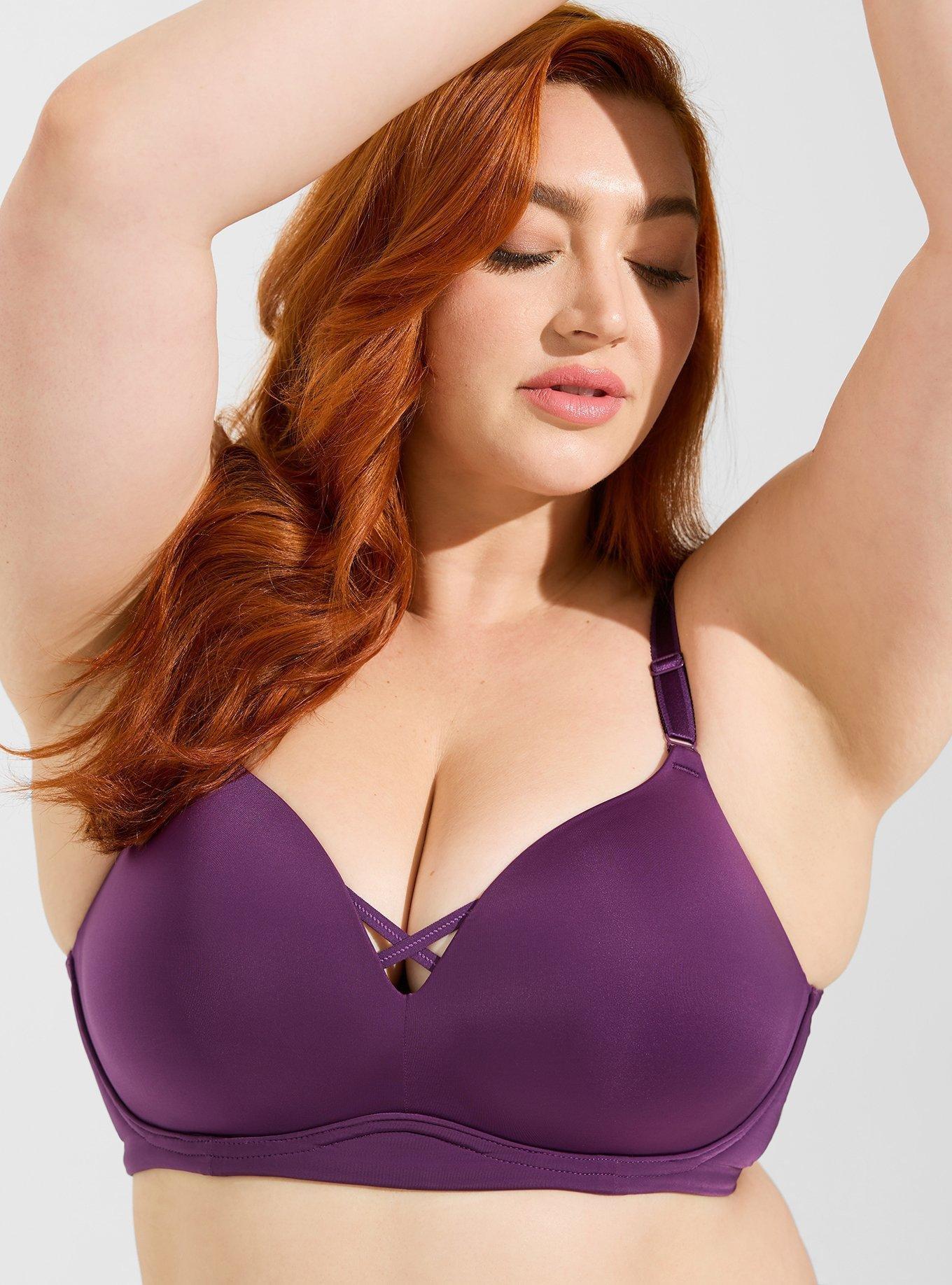 Dream Wire-Free Push-Up Bra, GRAPE ROYALE, hi-res