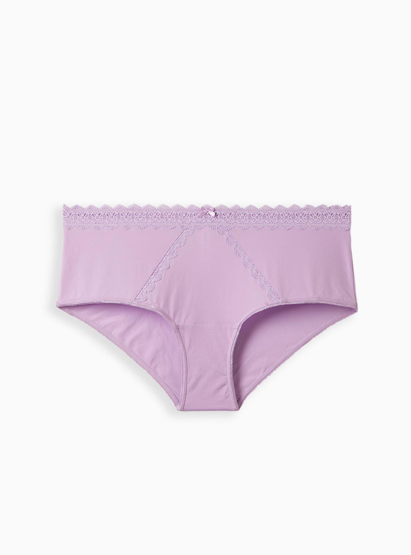 Lilac Sheer Mesh Panties on Low Rise. -  Israel