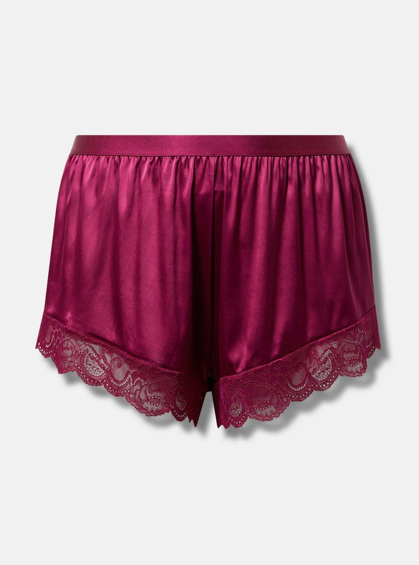 Lace Trim Sexy Sleep Short