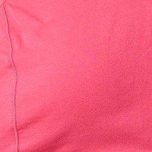 Unlined Cotton Seamed Scoop Bralette, BEET ROOT PINK, swatch