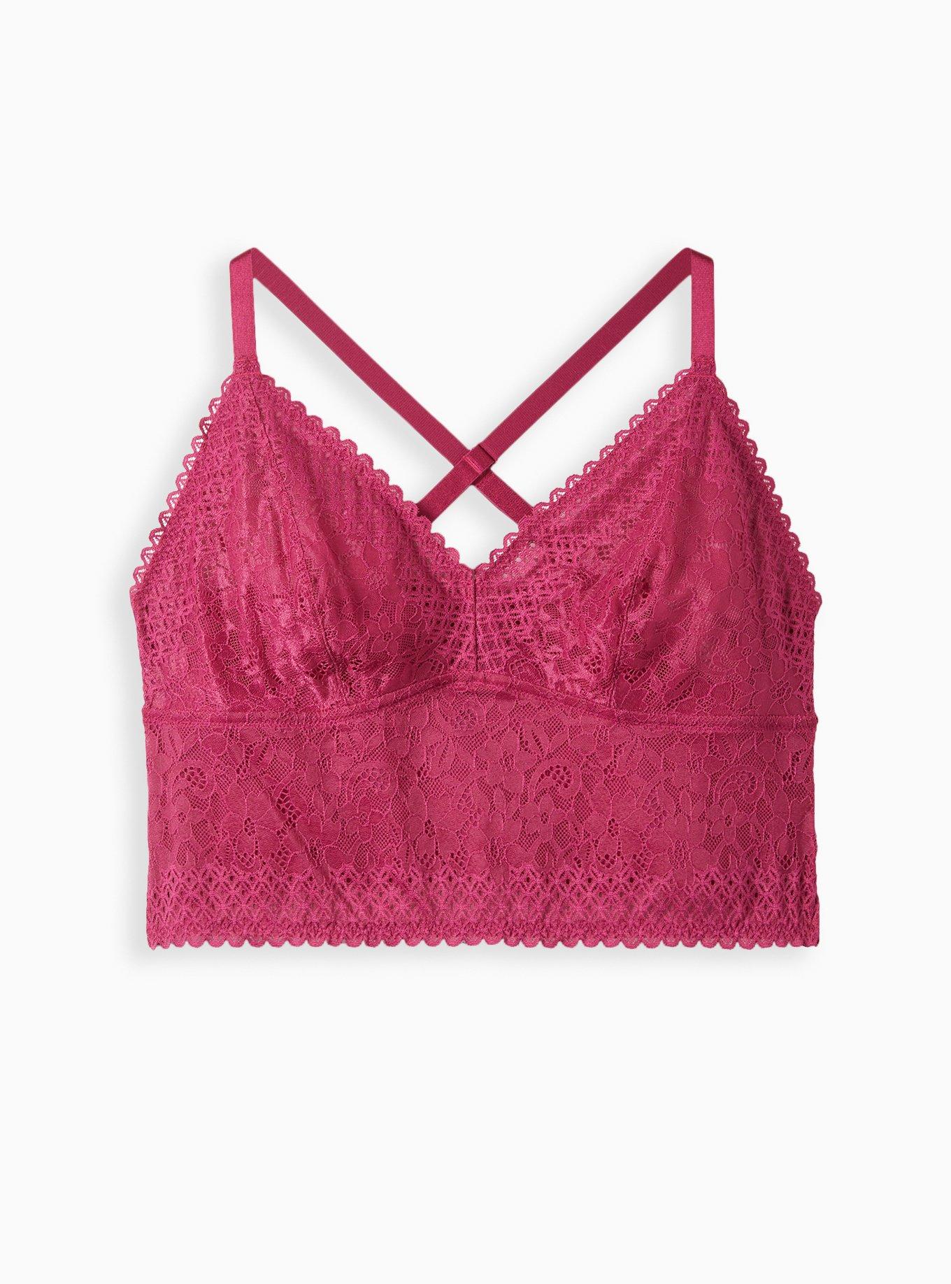 Fuchsia bralette sales