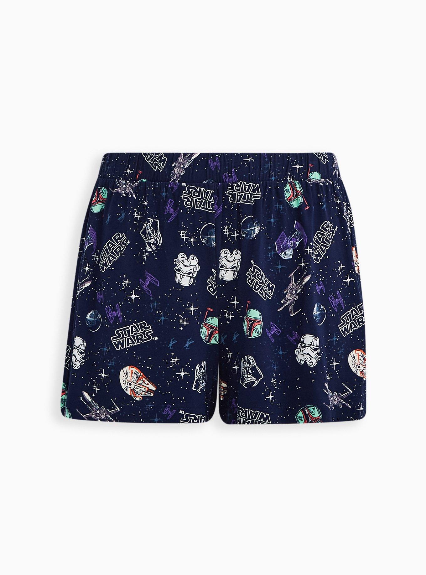 Plus Size - Star Wars Sleep Short - Super Soft Navy Blue - Torrid