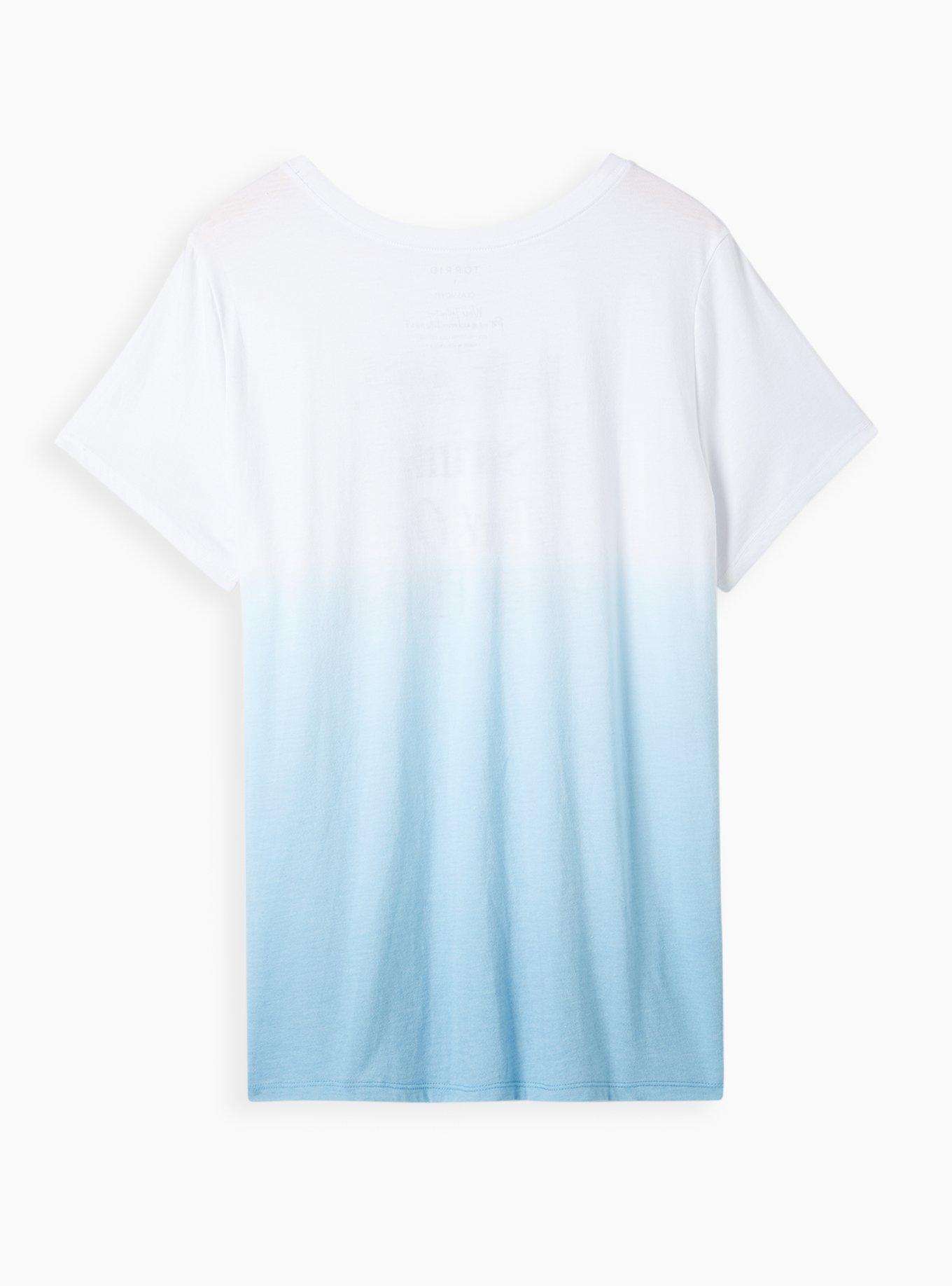 Plus Size Classic Fit Crew Tee - Signature Jersey Sarcasm Tie Dye Blue , TIE DYE BLUE, alternate