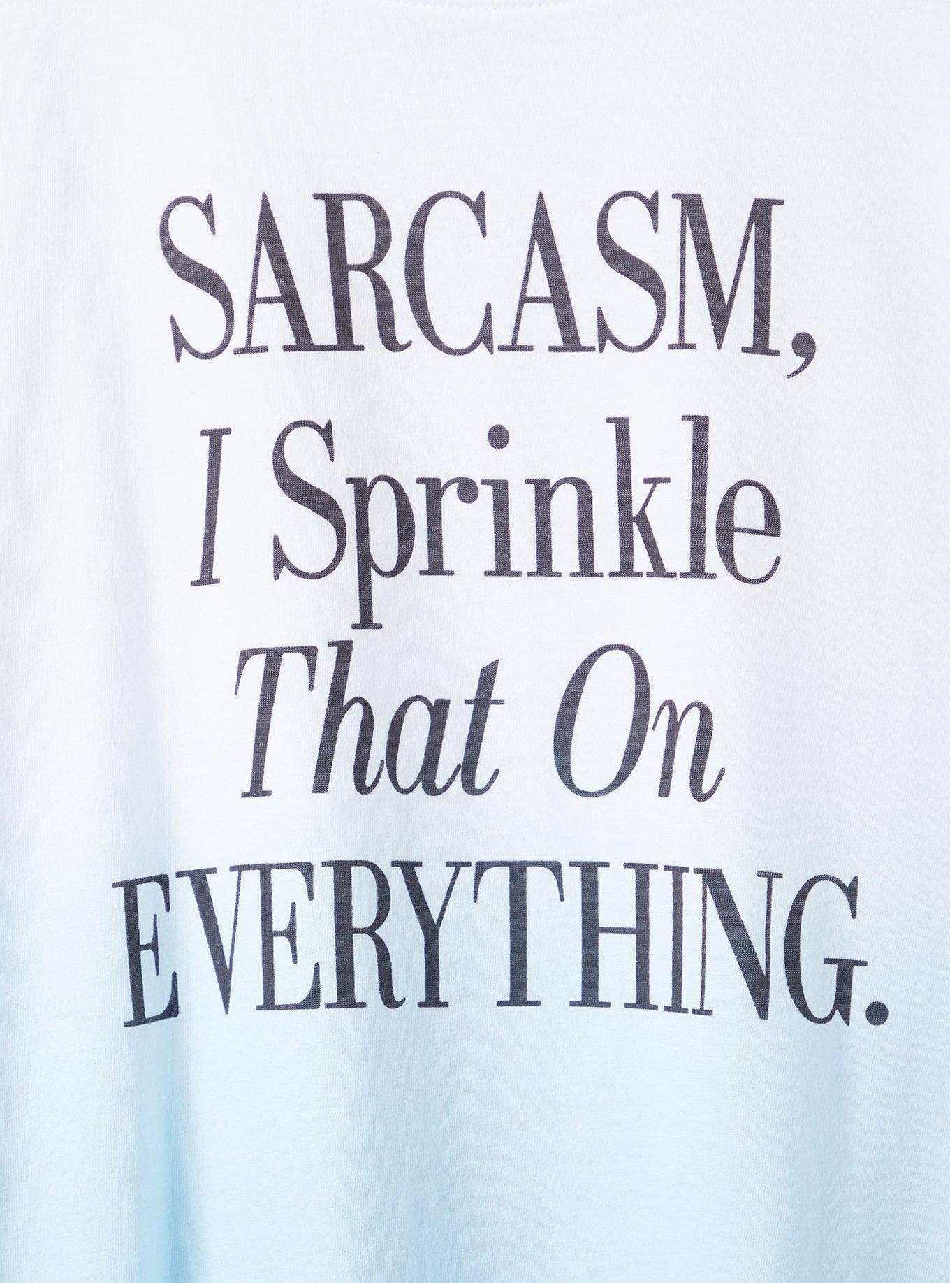 Plus Size Classic Fit Crew Tee - Signature Jersey Sarcasm Tie Dye Blue , TIE DYE BLUE, alternate