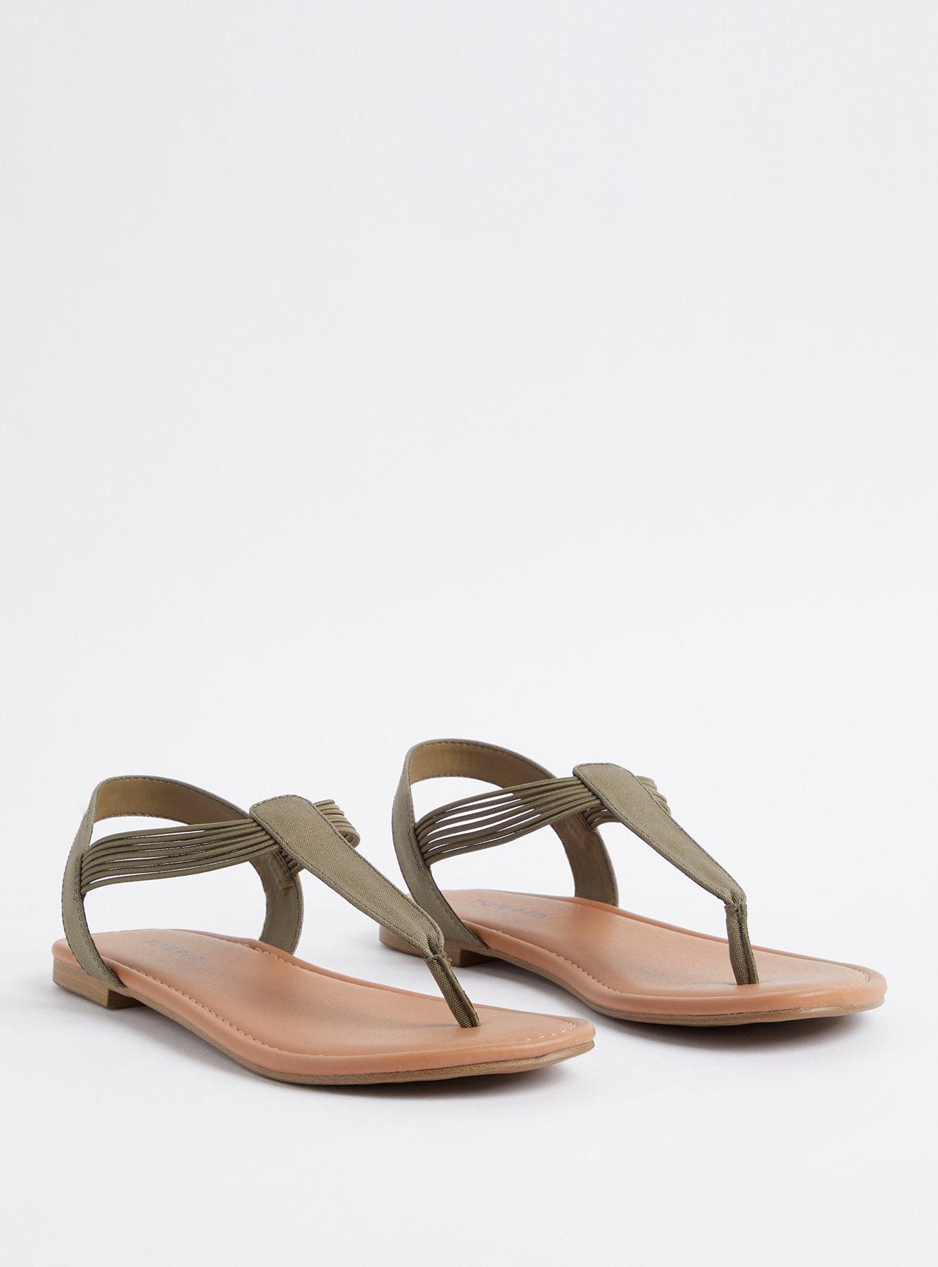 Wide width hot sale stretch sandals