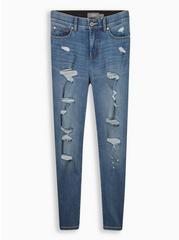 Curvy Bombshell Skinny Premium Stretch High-Rise Jean, TIDES, hi-res