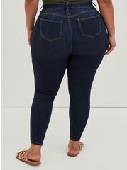 Curvy Bombshell Skinny Premium Stretch High-Rise Jean, CANARY WHARF, alternate