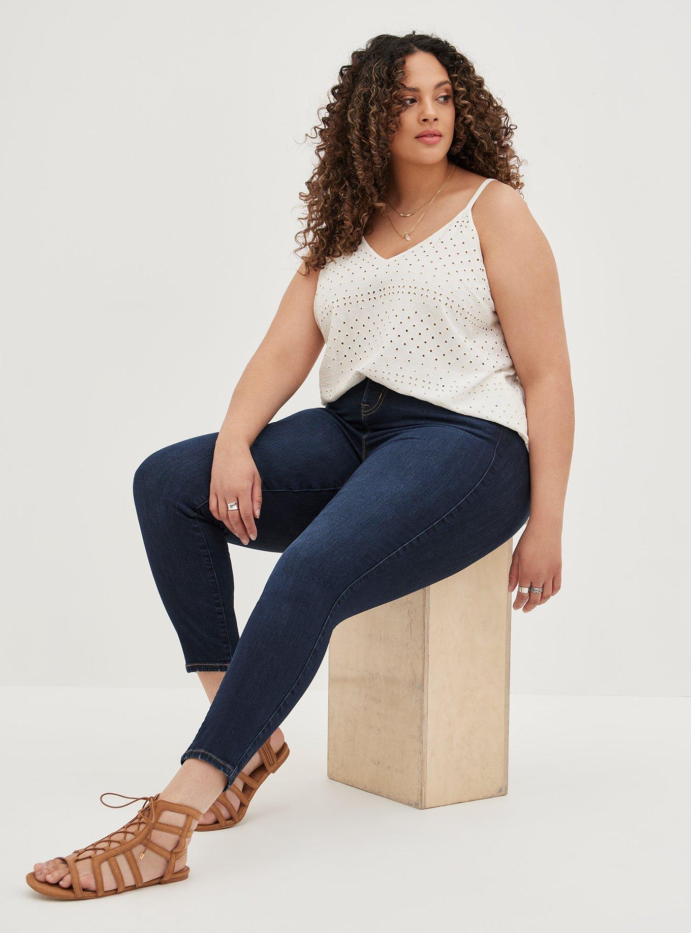 Plus Size - Curvy Bombshell Skinny Premium Stretch High-Rise Jean - Torrid