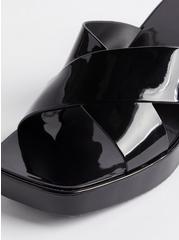 Jelly Criss Cross Heel Sandal (WW), BLACK, alternate