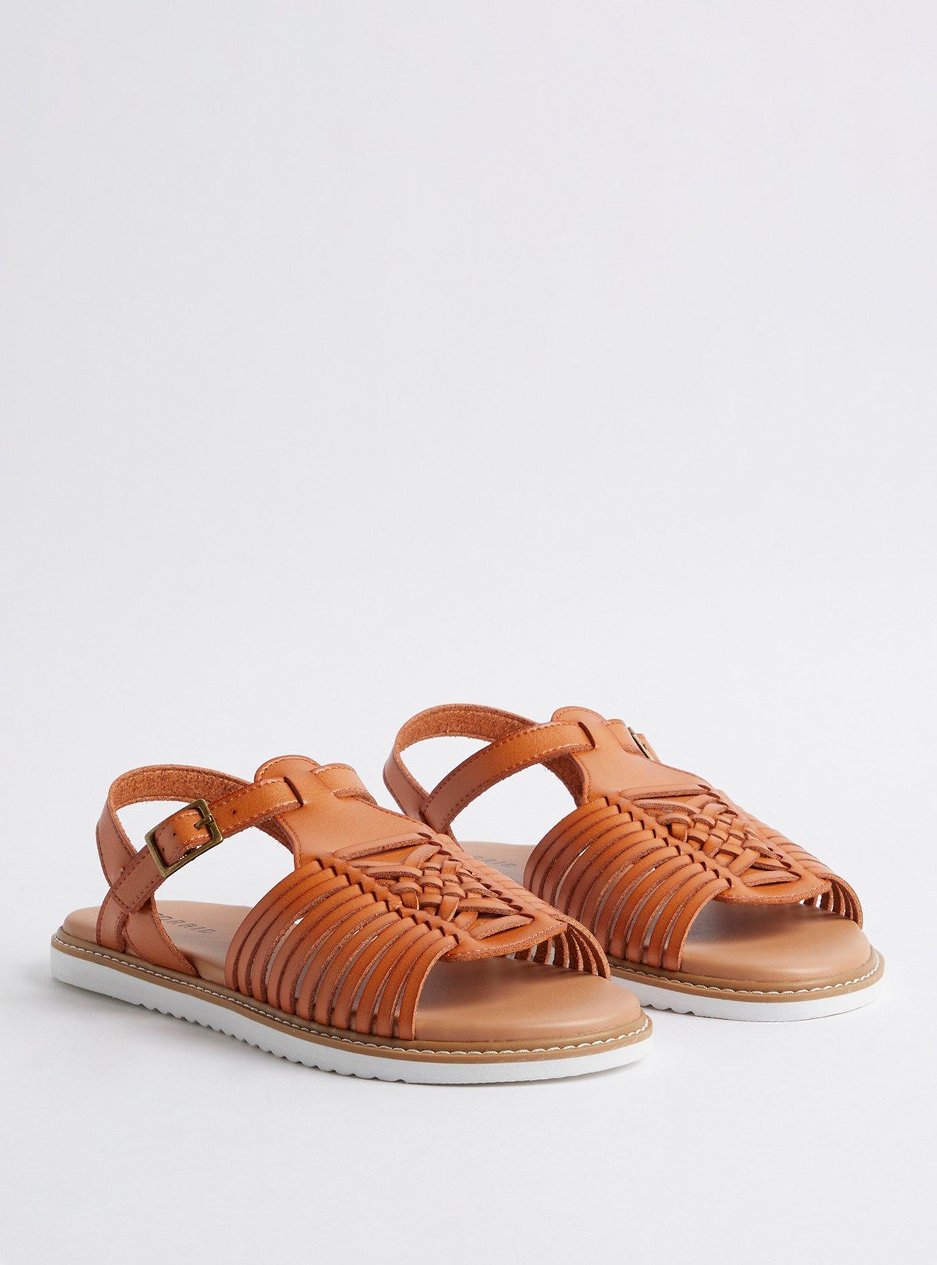 Plus Size Huarache Sandal Tan WW Torrid