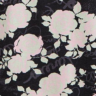 LoveSick Dolman Dress - Cotton Black Floral, BLACK FLORAL, swatch