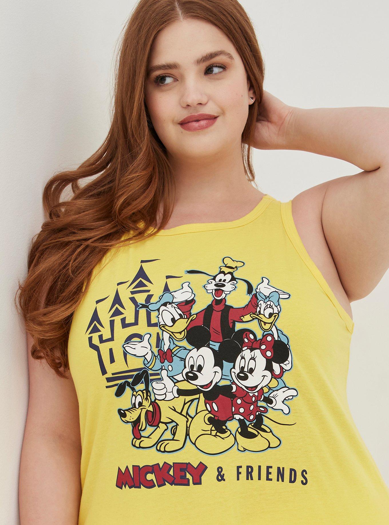 Disney Womens Mickey Mouse Sleeveless Muscle Tank Top, Black, Small :  : Clothing, Shoes & Accessories