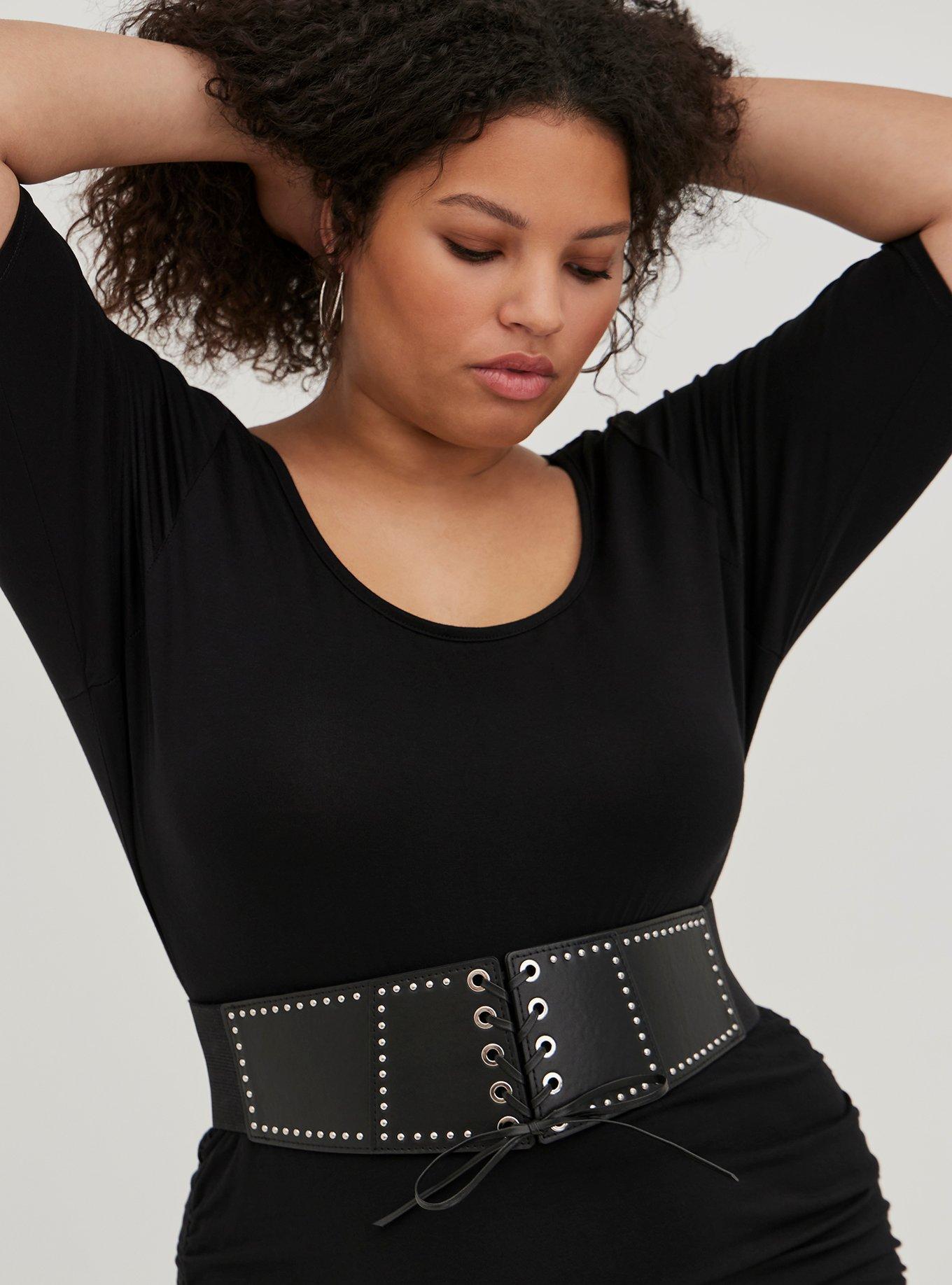 Plus Size - Studded Waist Belt - Torrid