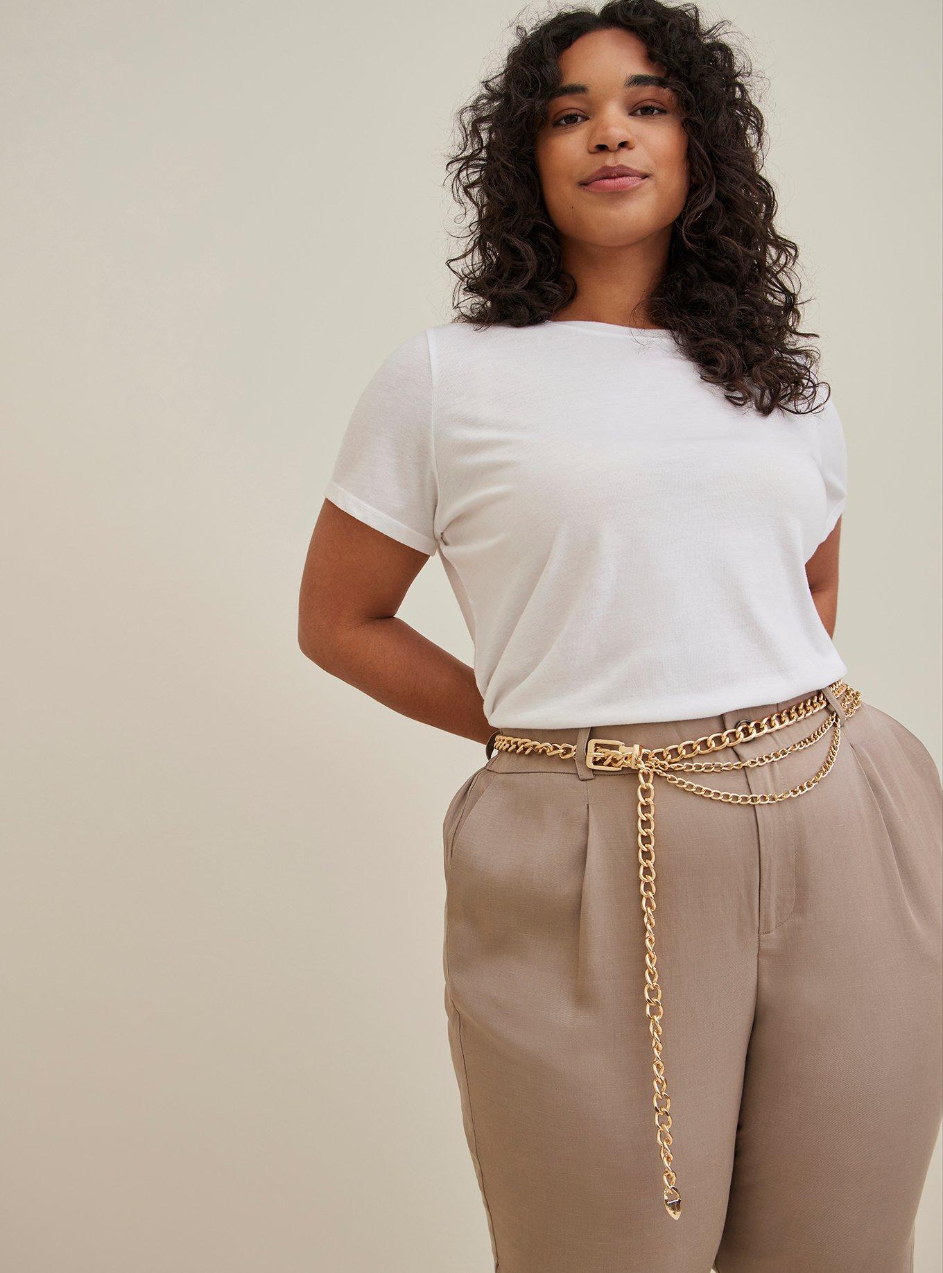 Link Layered Chain Belt - Gold Tone, , hi-res