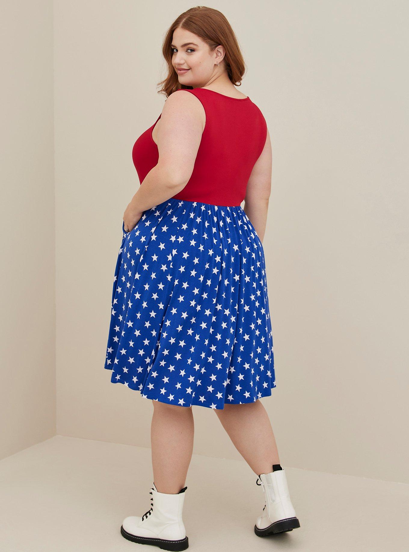 Torrid wonder woman dress sale