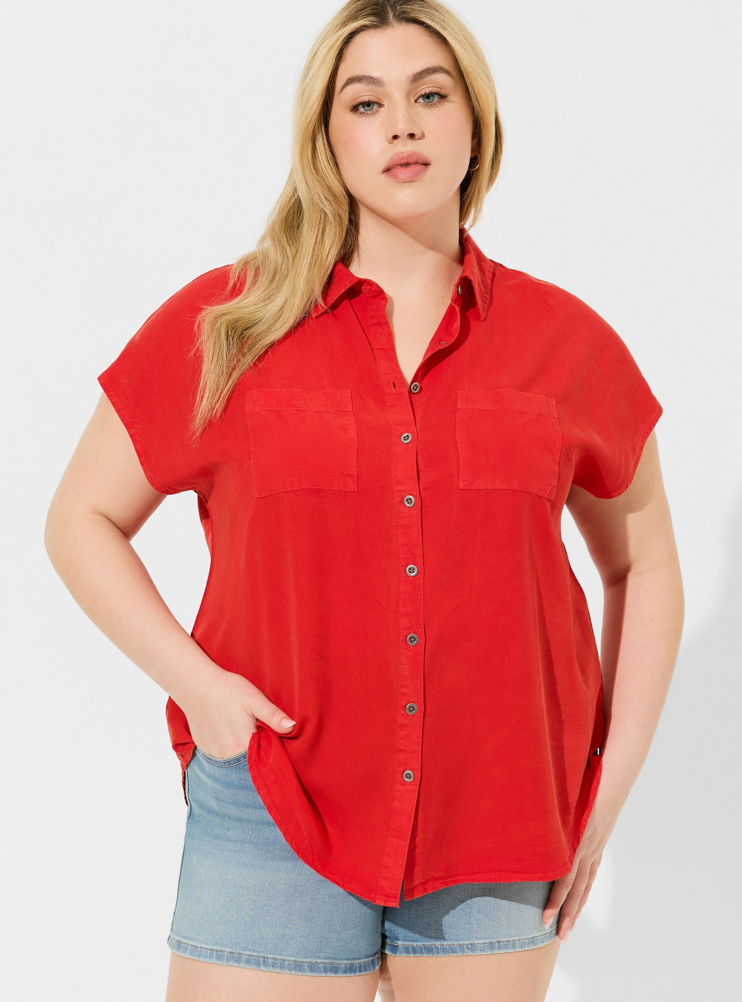Torrid red shirt sales