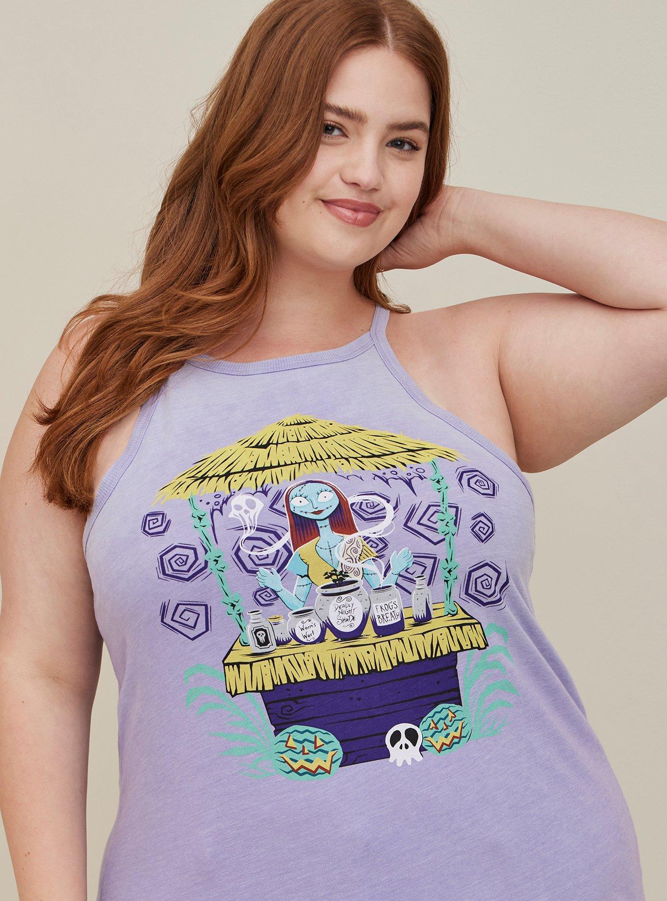 Plus Size - Disney Nightmare Before Christmas Cotton Scoop Neck Bralette -  Torrid