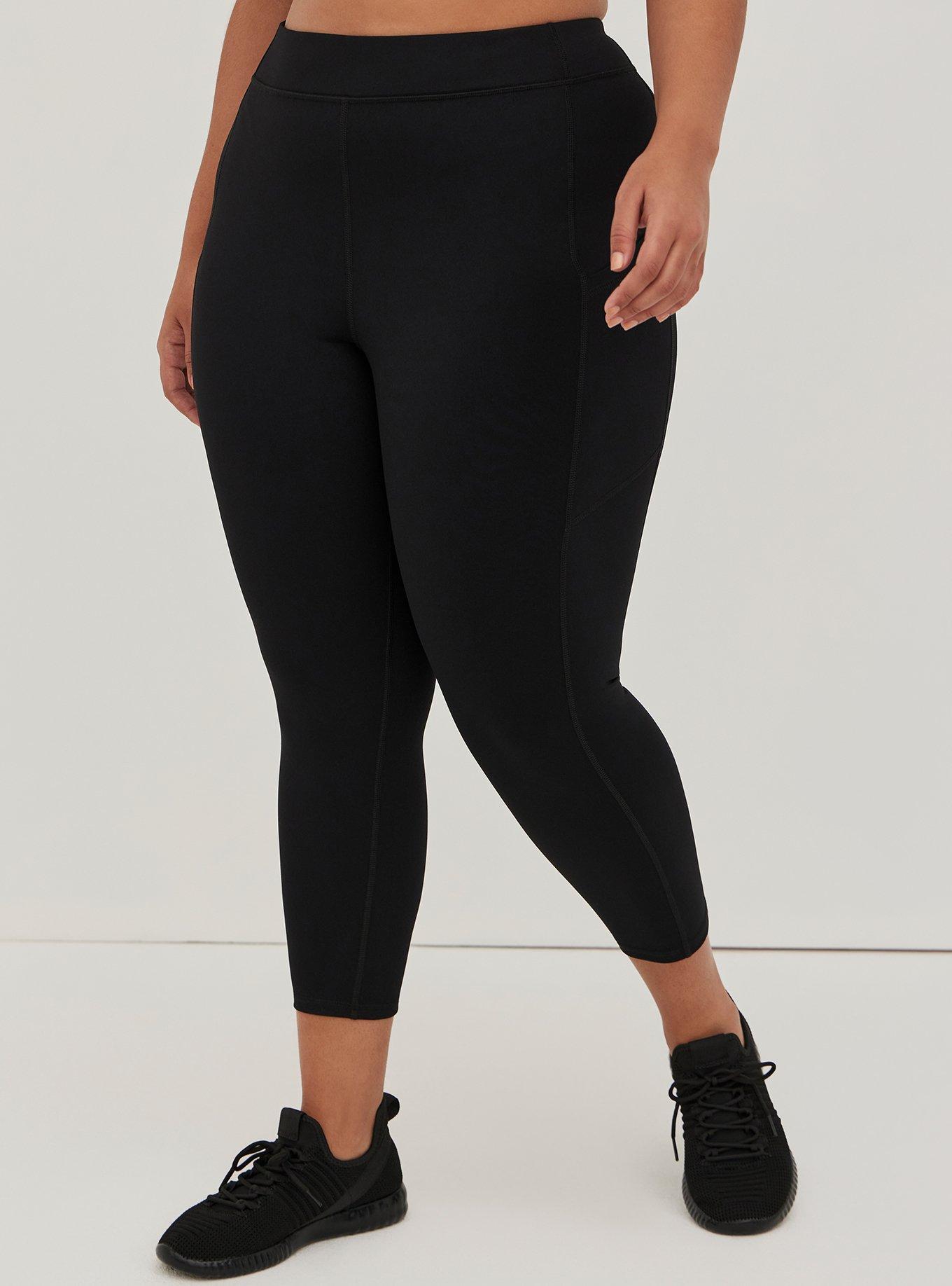 Plus Size Bombshell Crop Legging - Performance Core Black, DEEP BLACK, alternate