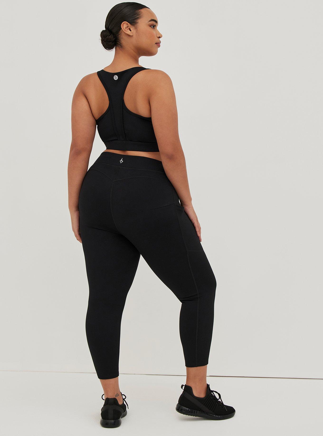 Plus Size Bombshell Crop Legging - Performance Core Black, DEEP BLACK, alternate