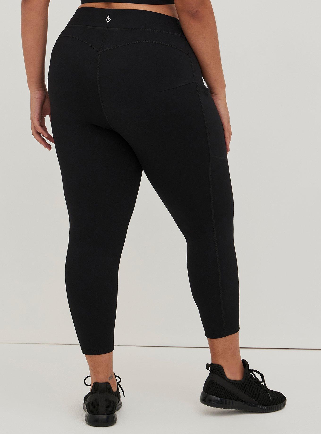 Plus Size Bombshell Crop Legging - Performance Core Black, DEEP BLACK, alternate