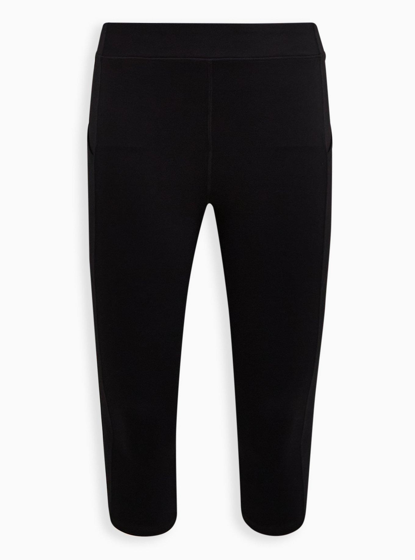 Plus Size Bombshell Capri Legging - Performance Core Black, DEEP BLACK, hi-res